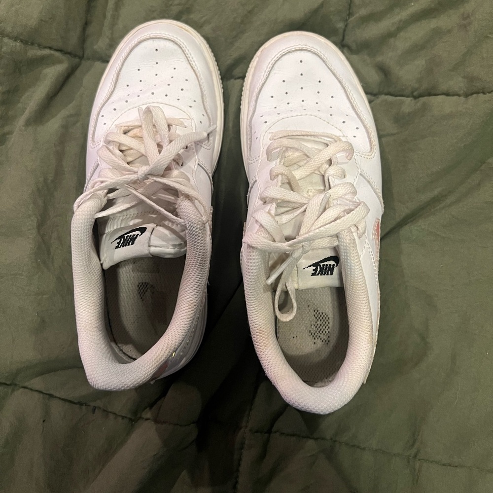 Nike Gray and White Athletic Shoes